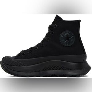 NWT Converse Chuck 70 At-CX Hi All Black Platform High Tops Triple Black Unisex